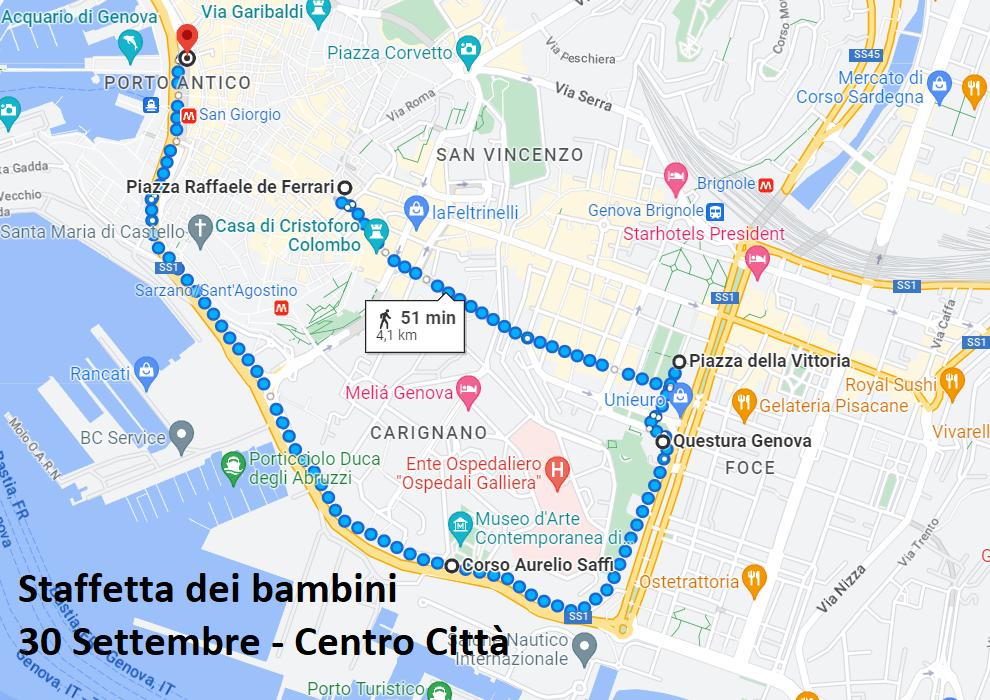 Staffetta dei Bambini – 30 Settembre